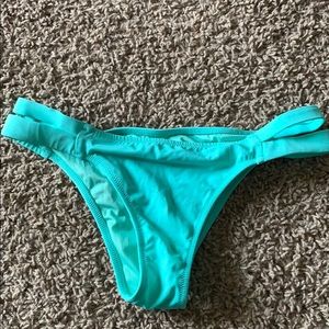 Blue bikini bottoms